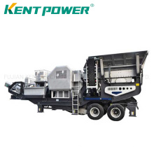 Trailer-Mounted Crushing Station Mobile Crusher for Granite/Basalt/Riverstone/Construction Waste